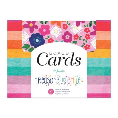 American Crafts Shimelle Laine Reasons To Smile - Boxed Cards